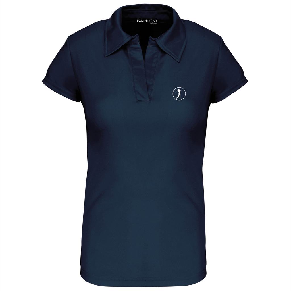 Polo de golf Femme Bleu Marine