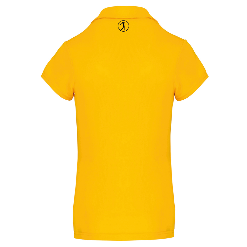 Polo de golf Femme Jaune